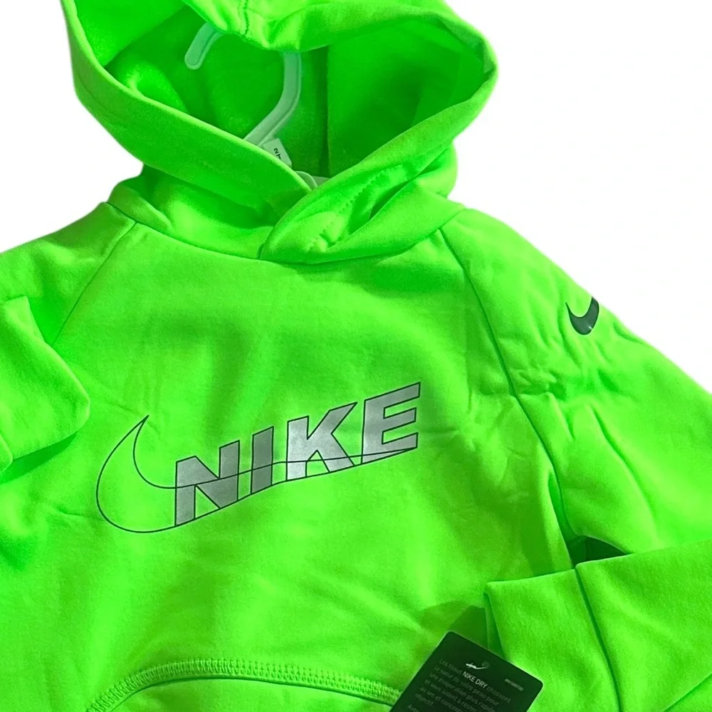 NWT Toddler‎ Nike Dri-Fit Green Strike Hoodie size 2T